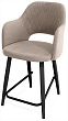 стул Эспрессо-2 полубарный нога черная 600 (Т170 бежевый)