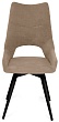 стул Манзано нога черный 1F40 (360°)  (Т184 кофе с молоком)
