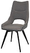 стул Манзано нога черная 1F40 (360°)  (Т180 светло-серый и Т177 графит)